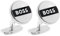 BOSS Herren Rory CUFFLINKS, Silver40, Einheitsgröße EU