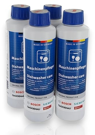 DL-pro 4 x 250 ml Machine Care para Bosch Siemens 00311993 00311998 00311994 00311997 00311566 para lavavajillas lavavajillas lavavajillas