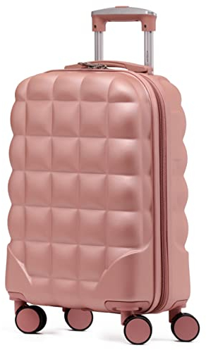 Flight Knight Bubble Suitcase - Ryanair easyJet Jet2 Approved - 8 Wheel Carry Cabin Hardcase 55x35x20cm