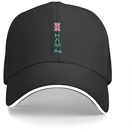 Baseball Cap Lewis Hamilton 44 F1 Cap Baseball Cap Cosplay Hut für Mann Damen