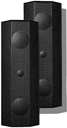 LITHEAUDIO All-In-One iO1 Indoor & Outdoor Wireless Speaker (Master & Passive – Black), IP66 Rated, Six Mounting Orientations, Multi-Room Audio, Airplay 2, Chromecast, Audio for Gardens & Open Plan