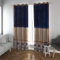 PARREN Mark Rothko Stil Raumteilervorhang für Schlafzimmer Terrassentür Blau &; Beige Vorhang Extra breite Sichtschutzvorhänge Ösenvorhänge 2 Stück 117x229cm