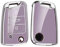 Z.MYUKI Ibiza 6F Key Case with Key Fob for Seat Ibiza 2017-2023 2024 Accessories Original (Purple)