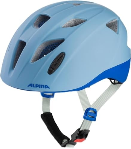 ALPINA Unisex Jugend XIMO L.E. Fahrradhelm, Smoke-Blue matt, 49-54 cm