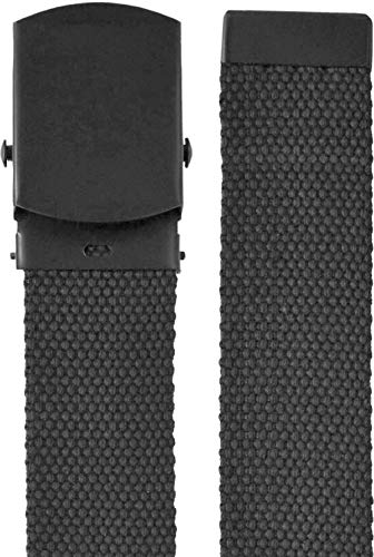 normani Gürtel mit Metallverschluss Oliv/Schwarz/Blau Farbe Schwarz