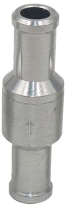 EIOLWJIEO Einweg Rückschlagventil, Ventil, Aluminium, für Auto, Rückschlagventil, Bremskraftverstärker, Einweg, 6/8/10/12 mm, langlebig, verbessert, 10mm