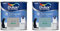 Dulux Valentine Peinture Si Simple Peinture Intérieure Toutes Pièces Satin - Peinture Murs et Plafonds, Portes et Plinthes - Lot de 2 - Couleurs : Le Gris Foncé & Le Bleu 0,5 L