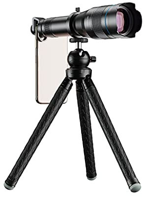VejiA 60X Obiettivo della Fotocamera del Telefono Super teleobiettivo Zoom Telescopio monoculare per Viaggi in Spiaggia attività all'aperto Sport TEL