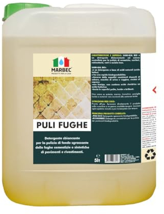 MARBEC PULI FUGHE 5LT Detergente smacchiatore per fughe