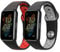 kwmobile 2X Sportarmband kompatibel mit Huawei Band 6 & 6 Pro/Honor Band 7 & 6 Armband - Fitnesstracker Band Set aus TPU Silikon
