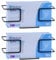 HZSSLKM Metal Glove Holder for Wall Mount (2 Pack), Black Medical Glove Holder with Mounting Accessories Included