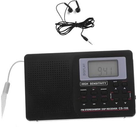 WOFASHPURET tragbares Radio All-Band-Radio Anzahl Radiosender