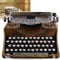 WhAeoy Manuelle Schreibmaschine (kein Tippen Erlaubt), Antikes Schreibmaschinenmodell, Ornament-Schreibmaschine, Desktop-Sammlerstück, Retro-Schreibmaschine,A