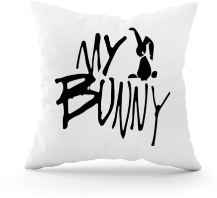 Sofie Dossi My Bunny Dekorativer Kissenbezug mit Füllung für Sofa-Autokissen