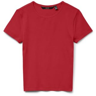 VERO Moda Damen Vmchloe Ss Short Top JRS Noos Vmchloe Ss Short Top JRS Noos (1er Pack)