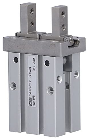 Greifer-Pneumatikzylinder Doppeltwirkende Parallelgreiferzylinder Pneumatischer Fingerzylinder MHZ2-16D M5-0,8 Luftgreifer-Pneumatikzylinder