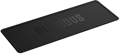 Glorious Gaming Sound Dampening Keyboard Mat, Black, Compact