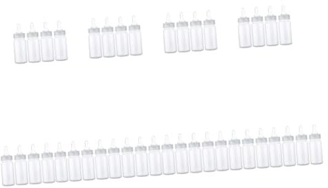 TOYANDONA 40 Stk Nuckelflasche Milchflasche Muttermilch Stillen mit der Flasche plastikflasche kunststoffflasche Babyfläschchen aus Kunststoff Babyflaschen 0-3 Monate pp Transparent