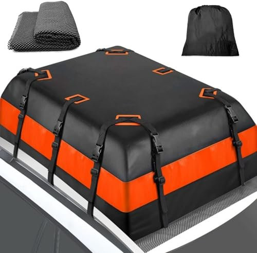 Dachboxen für Tesla Model 3 Model S Model X Model Y, 15/20 Kubikfuß, Doppelseitige Öffnung, wasserdichte, Weiche Dachtasche,B/20 Cubic feet