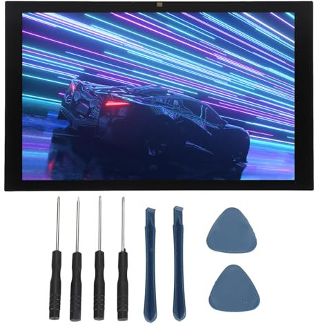 Pantalla LCD de Repuesto para Consola Portátil Steam Deck de 7, Resistente a Huellas Dactilares y Antideslumbrante, Pantalla LCD 1280x800 16:10 con Herramientas de Reparación