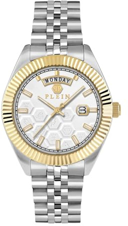 Philipp Plein Herren Uhr Analog Quarz Date Superlative Gent