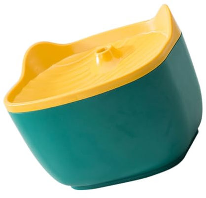 Happyyami 1pieza Bebedero Automático para Mascotas Diseño De Oído De Gato Contenedor De Agua para Perros y Gatos Función Silenciosa y Sistema Antisplash para Uso Diario
