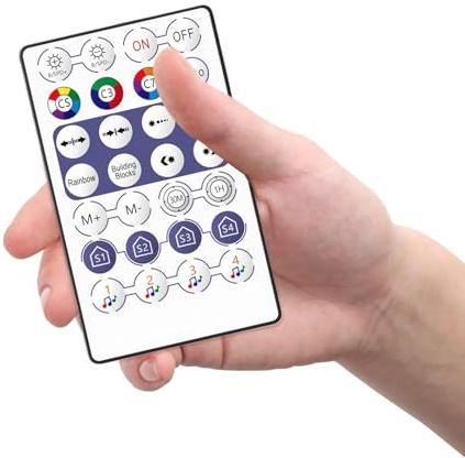 LED Fernbedienung, RGB LED Dimmer Controller,2,4GHz APP Handysteuerung für LED Streifen - LED Streifen Beleuchtung IR-Fernbedienung, Dimmer für LED-Streifenbeleuchtung, 5-24V für LED Verli
