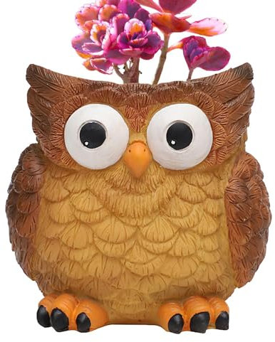 Vase für Eulenpflanzen, Eulen-Sukkulententöpfe | Blumentopf aus mit Tieren, Dekoration für Gartentöpfe für Zuhause, kreative Vase für Kartonpflanzenliebhaber