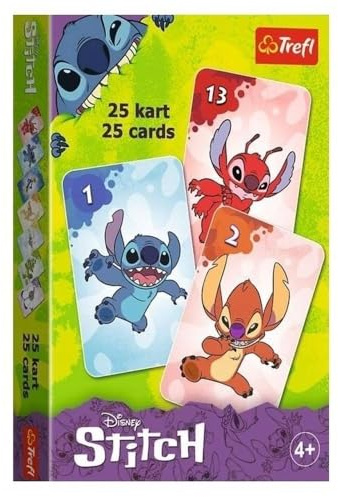 Czarny Piotruś - Stitch Trefl Polska Gra Karty Polish Board Game Po Polsku
