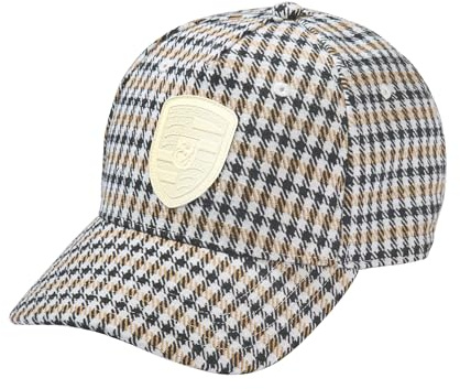 Porsche Retro Baseball Cap 911 Targa 60 Year Pepita Multi
