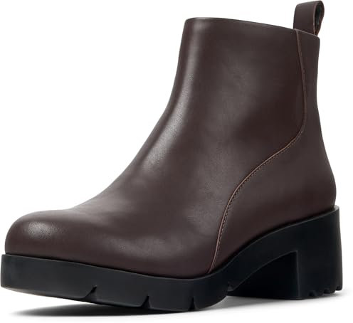 Camper Wanda K400228, Stivale alla caviglia Donna, Marrone scuro 009, 41 EU