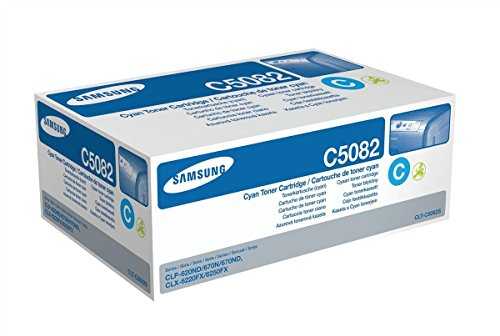 Samsung CLT-C5082S/ELS Original Toner (Kompatibel mit: CLP-620/CLP-670/CLX-6220/CLX-6250 Series) cyan