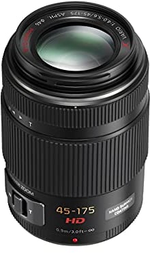 Panasonic LUMIX H-PS45175E-K GX Vario Telephoto Powerzoom 45-175 mm Lens - Black