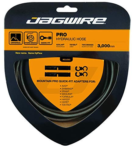 Jagwire Set di Cavi per Freni Bici Hyflow, Nero