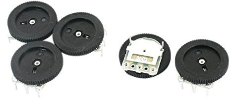 B503 16 x 2 mm 50 K Ohm Zifferblatt Taper Volumen Riemenscheibe Rad Potentiometer 5 x