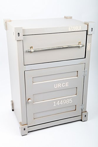 point home Design-Schrank Container, Retro, grau, 62 cm
