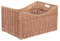 e-wicker24 Cesto per Camino in Vimini, Giallo Miele, 63 x 43 H 33/26/33