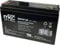 Batteria al piombo ricaricabile 6V 12Ah terminale faston 4.8mm MKC6120 MELCHIONI