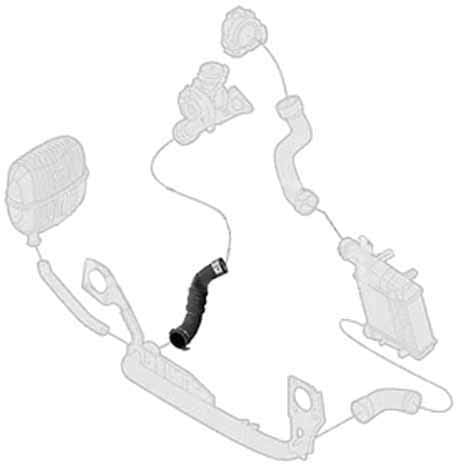 Borg & Beck BTH1419 Turbo Hose To Fit VAG A4 2 0TDi 04-08