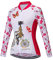 Radfahren Trikot Langarm Womens Mountain Bike Trikot Zip Shirts Rennrad Bekleidung Sport Racing MTB Tops für Damen weiblich Bouse Herbst Herbst Frühling atmungsaktiv rosa Größe S