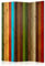 Paravent 3 Volets Wooden Rainbow 135x172cm