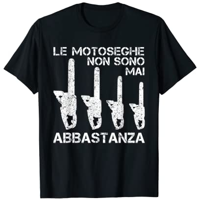 Uomo Divertente Detto Sega Catena Taglialegna Boscaiolo Motosega Maglietta