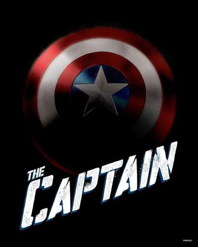 Komar Wandbild von Marvel - Avengers The Captain - Größe: 40 x 50 cm (ohne Rahmen) - Dekoration, Kinderzimmer, Poster, Kunstdruck
