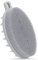 Hience 2 en 1 Brosse Exfoliante en Silicone pour corps et Cuir Chevelu pour Soins de Peau et Cuir Chevelu, Luffa en Silicone, Laveur de Tête, Santé et Hygiène, Facile à Nettoyer, Gris