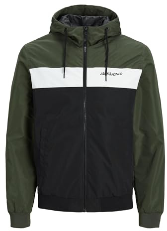 JACK & JONES Herren Jjerush Hood Bomber Noos Pls Bomberjacke