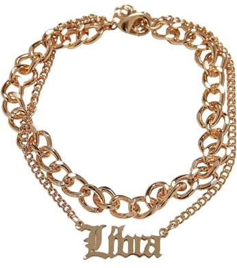 Urban Classics Unisex Zodiac Golden Anklet