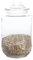 ORNAMI Glass Storage Kitchen Jar with Airtight Lid (2.1L)