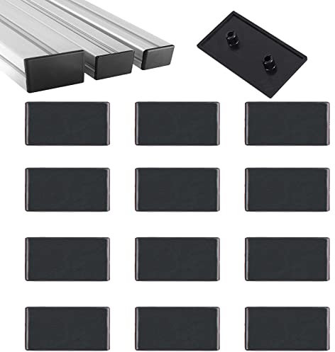 HJYZY 30x60mm Plastic ABS Accessories End Cap Black T-Slot Aluminum Profile Accessories 35 pcs