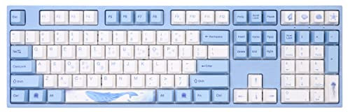Varmilo VEA108 Sea Melody Gaming Tastatur, MX-Brown, weiße LED - US Layout