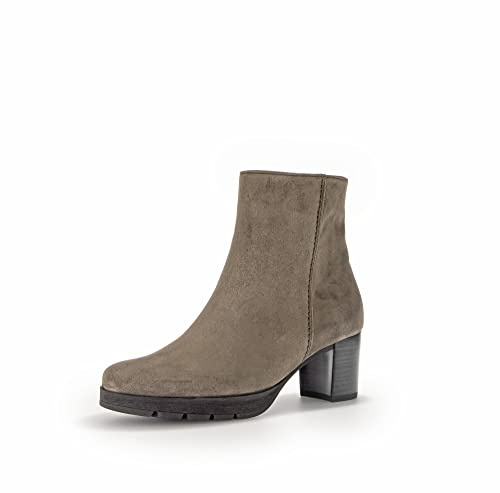 Gabor Damen Ankle Boots, Frauen Stiefeletten,Moderate Mehrweite (G),Booties,halbstiefel,Kurzstiefel,Mohair (Mel.),37.5 EU / 4.5 UK